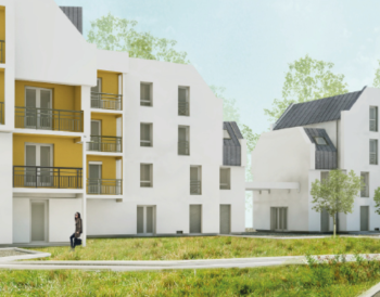 Changement de look pour les 98 logements réhabilités rue François Mauriac