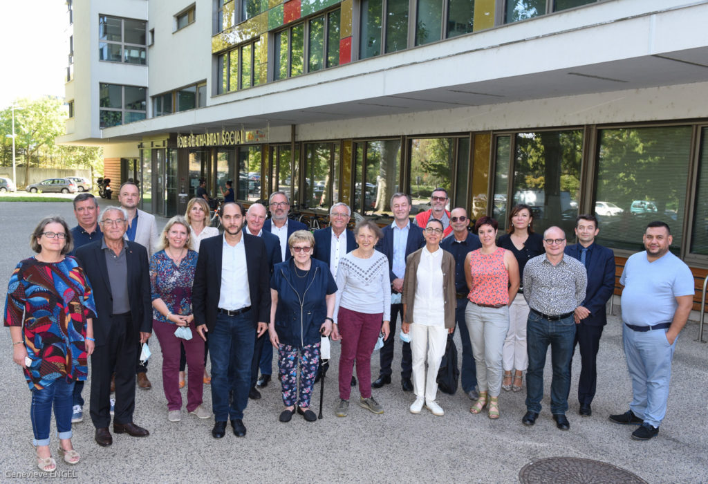 photo de groupe des nouveaux administrateurs d'ophéa en septembre 2020